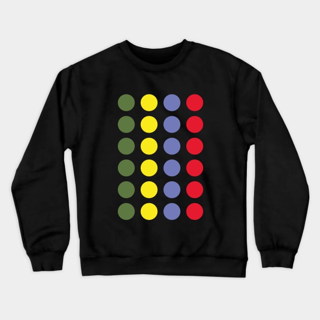 Colored balls Pattern Crewneck Sweatshirt by DiegoCarvalho